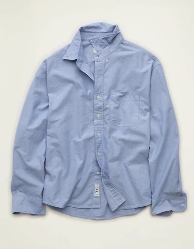 AE Relaxed Fit Oxford Button-Up Shirt