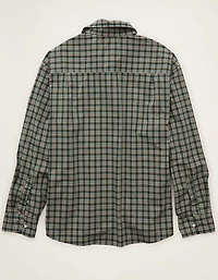AE Relaxed Fit Poplin Button-Up Shirt