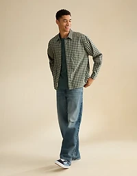 AE Relaxed Fit Poplin Button-Up Shirt
