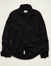 AE Standard Fit Twill Button-Up Shirt