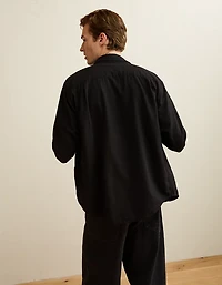 AE Standard Fit Twill Button-Up Shirt