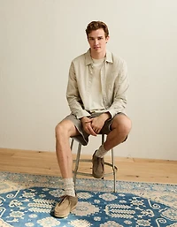 AE Standard Fit Twill Button-Up Shirt