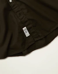 AE Standard Fit Twill Button-Up Shirt