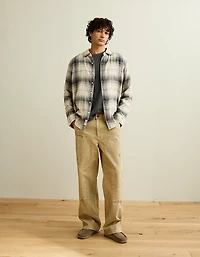 AE Standard Fit Gauze Button-Up Shirt