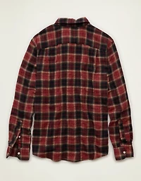 AE Standard Fit Gauze Button-Up Shirt