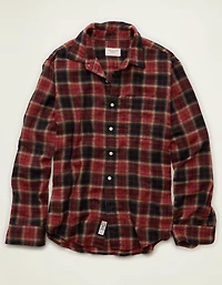 AE Standard Fit Gauze Button-Up Shirt