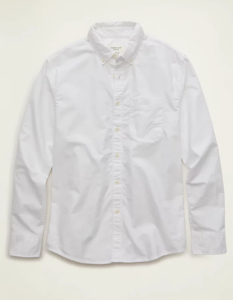 Chemise boutonnée en oxford à coupe standard AE