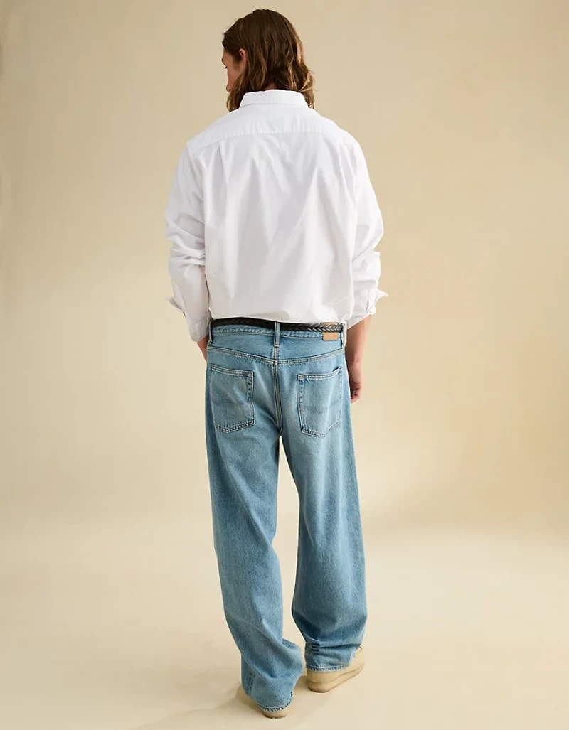 Chemise boutonnée en oxford à coupe standard AE
