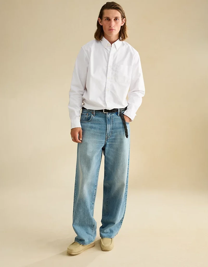 Chemise boutonnée en oxford à coupe standard AE