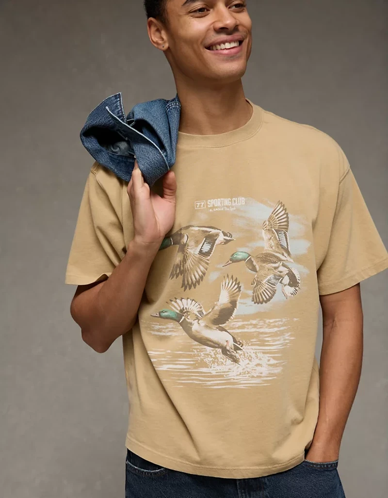 AE Boxy Duck Graphic T-Shirt