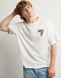 AE Boxy Ski Team Graphic T-Shirt