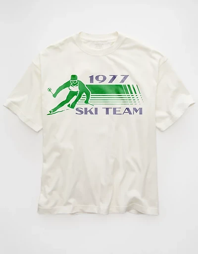 AE Boxy Ski Team Graphic T-Shirt