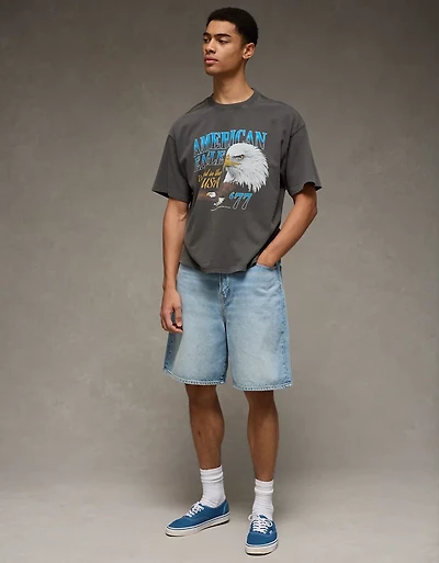 AE Boxy Bald Eagle Graphic T-Shirt