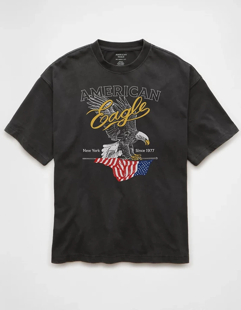 AE Boxy Flag Graphic T-Shirt