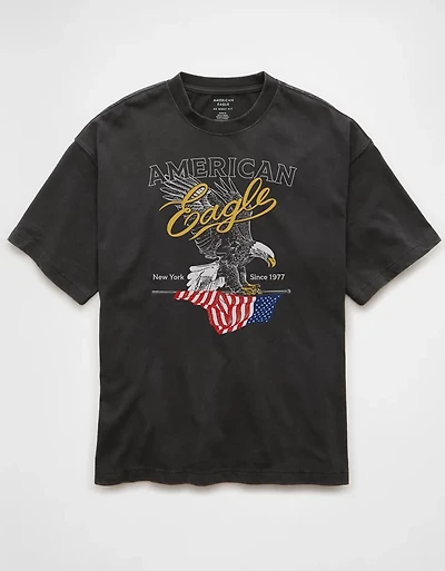 AE Boxy Flag Graphic T-Shirt