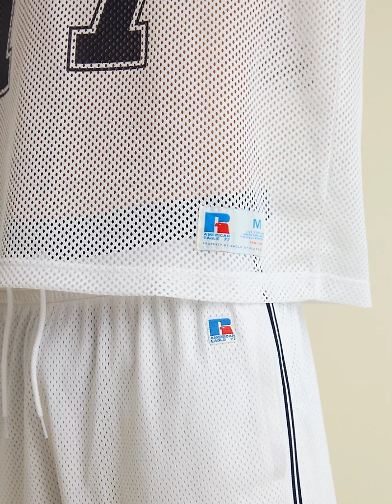 Jersey en maille imprimé AE x Russell Athletic