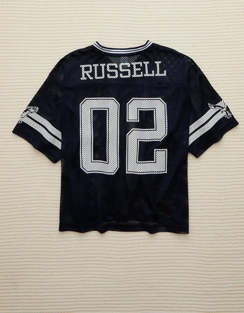 AE x Russell Athletic Graphic Mesh Jersey