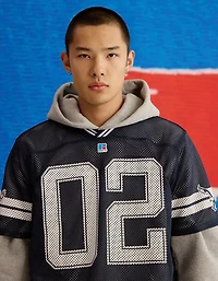 AE x Russell Athletic Graphic Mesh Jersey