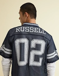 AE x Russell Athletic Graphic Mesh Jersey