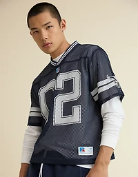 AE x Russell Athletic Graphic Mesh Jersey