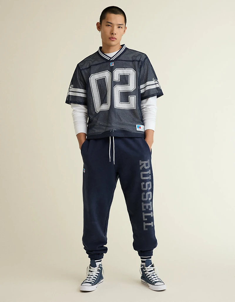 AE x Russell Athletic Graphic Mesh Jersey