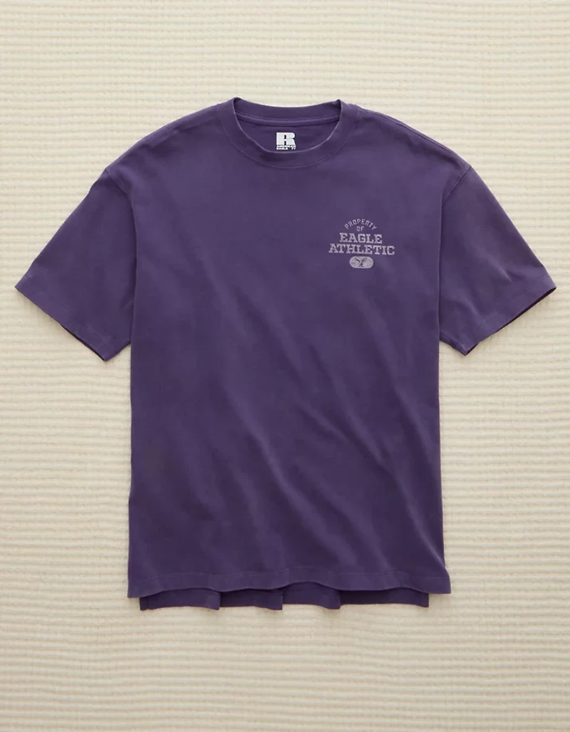 AE x Russell Athletic Heavyweight Eagle Graphic T-Shirt