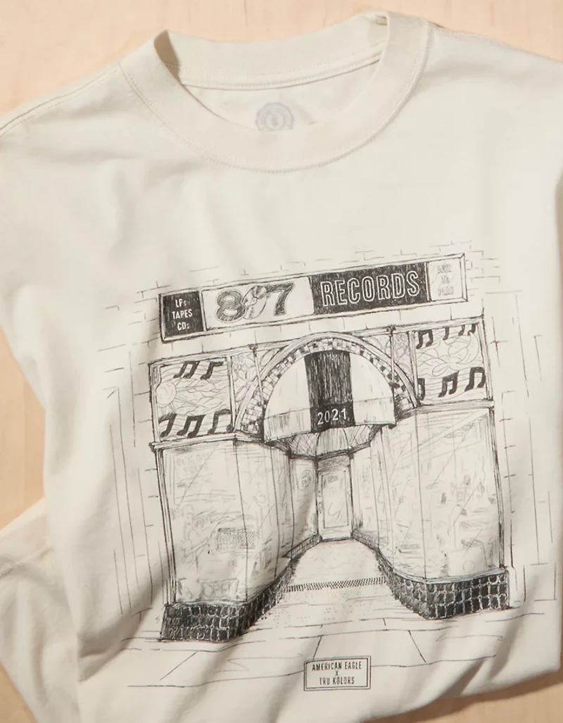 AE x Tru Kolors 87 Records Graphic T-Shirt