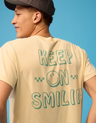 AE | T-shirt à image court Smiley®