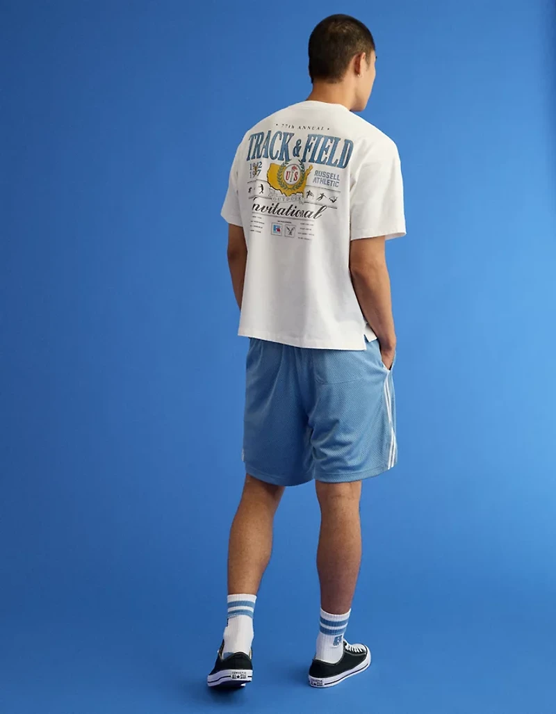 AE x Russell Athletic Heavyweight Track & Field Graphic T-Shirt