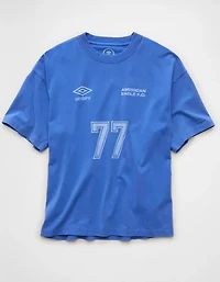 AE x Umbro Boxy Graphic T-Shirt