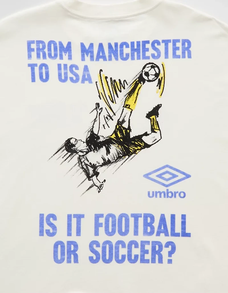 T-shirt à image de coupe droite AE x Umbro
