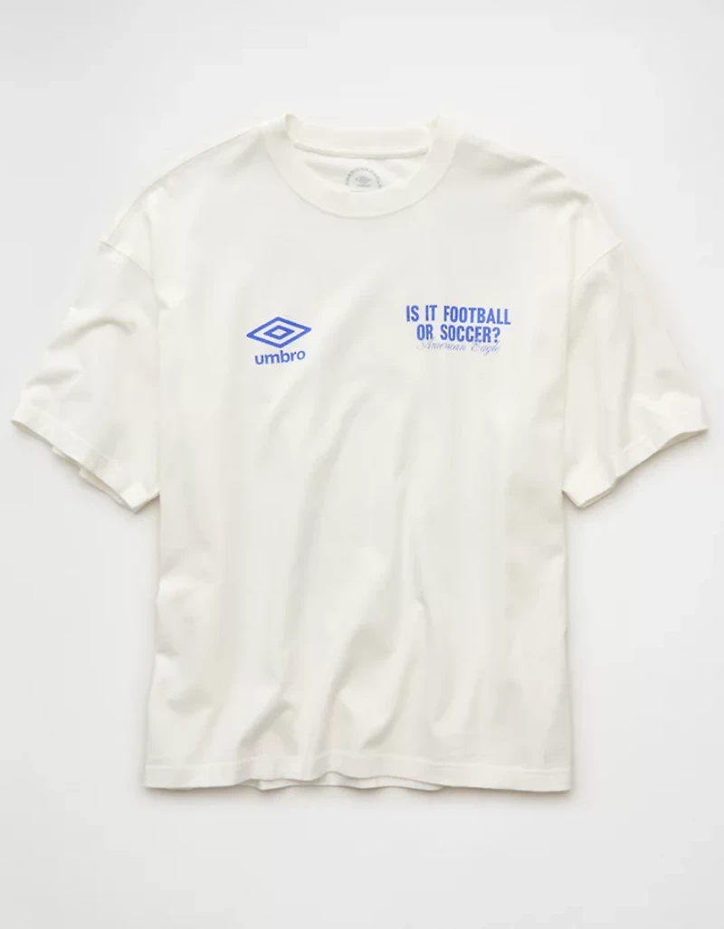 T-shirt à image de coupe droite AE x Umbro