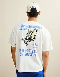 T-shirt à image de coupe droite AE x Umbro