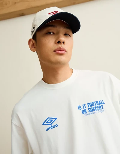 T-shirt à image de coupe droite AE x Umbro