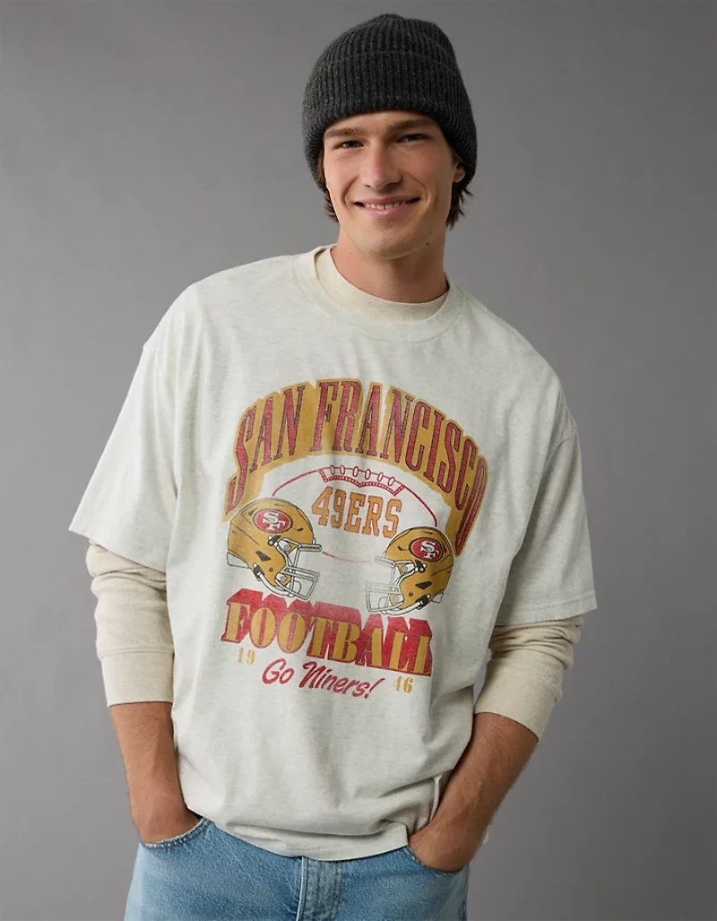 T-shirt droit à image NFL de