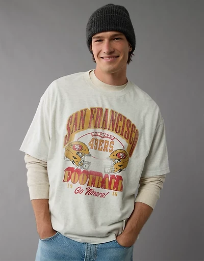T-shirt droit à image NFL de