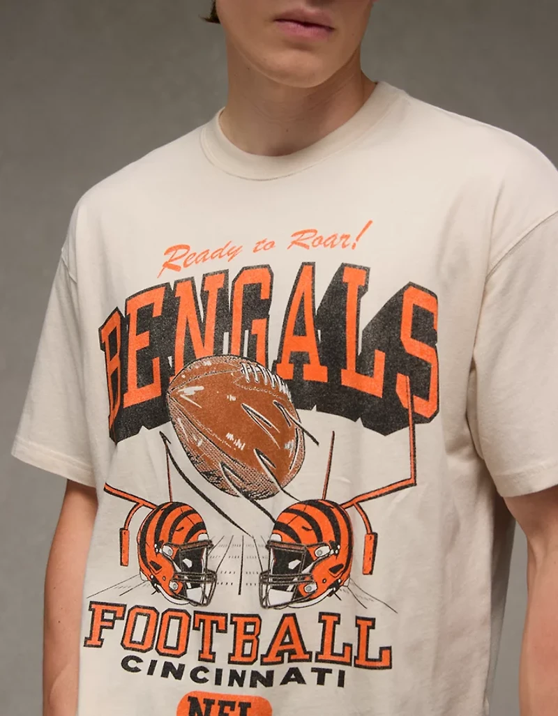 NFL Boxy Cincinnati Bengals Graphic T-Shirt