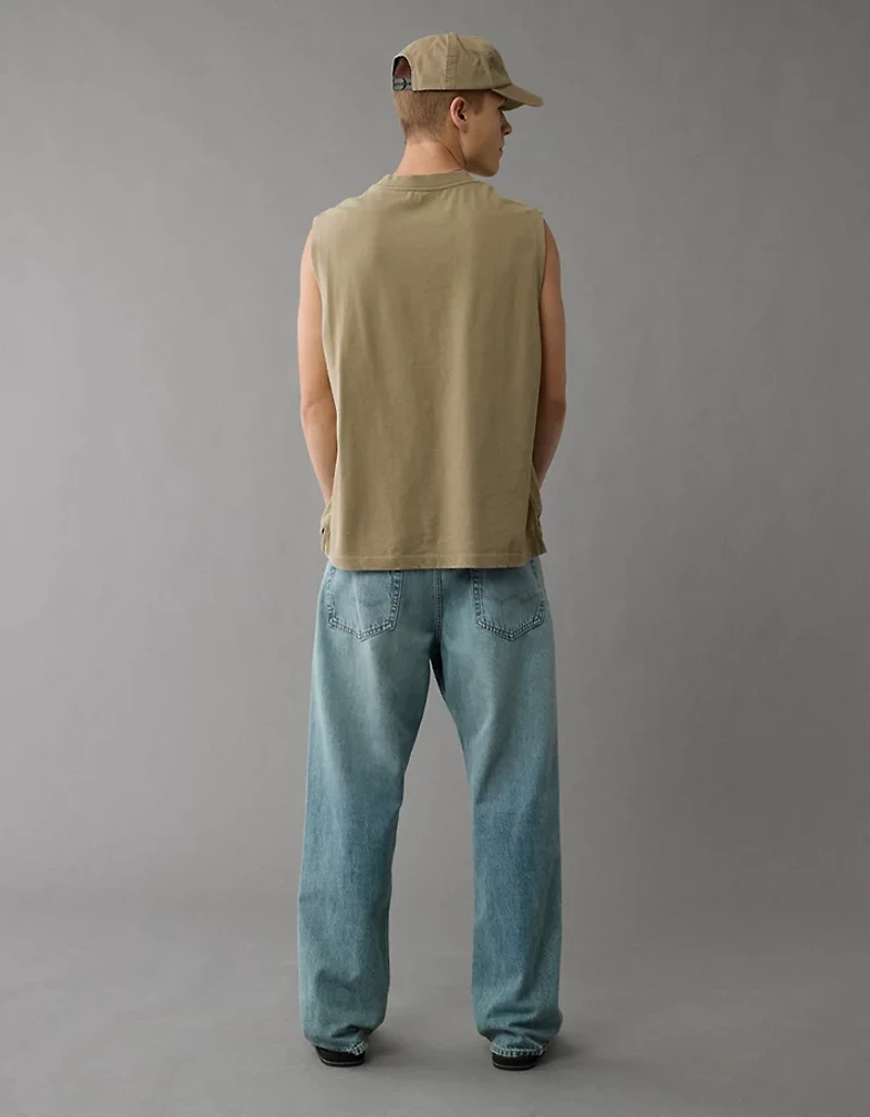 AE Boxy Sueded Jersey Tank Top