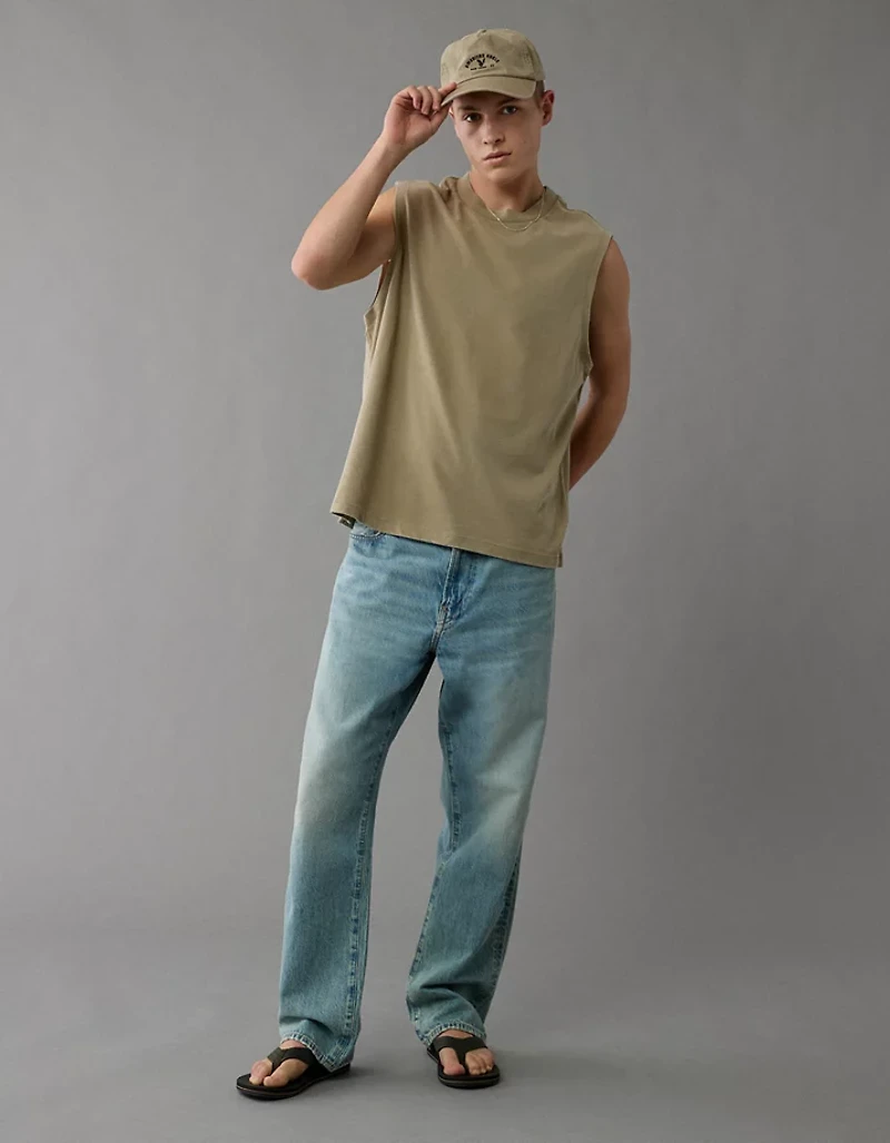 AE Boxy Sueded Jersey Tank Top