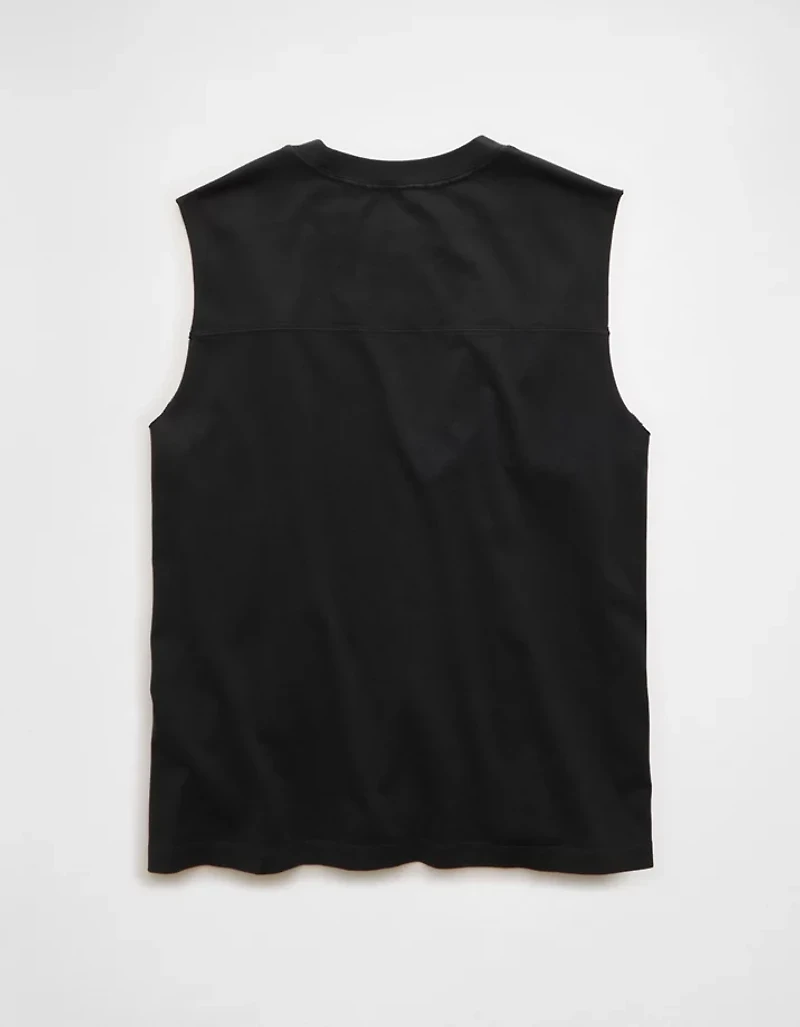 AE Boxy Fit Sueded Jersey Tank
