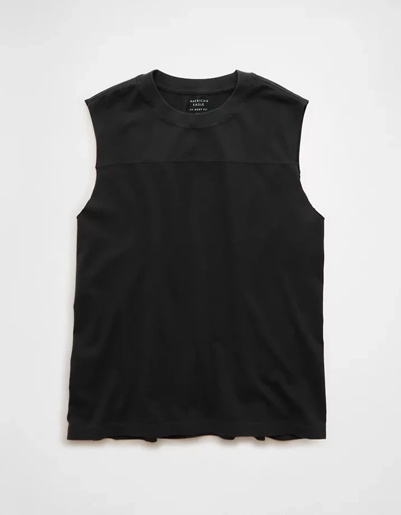 AE Boxy Fit Sueded Jersey Tank