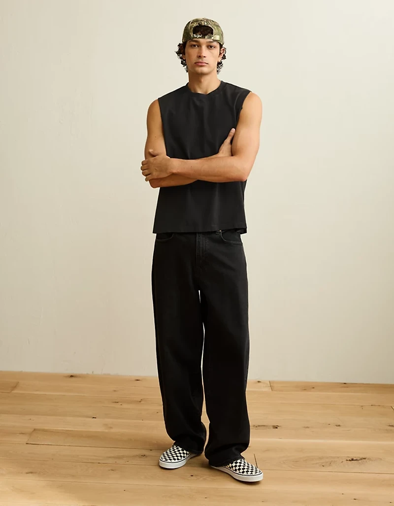 AE Boxy Fit Sueded Jersey Tank