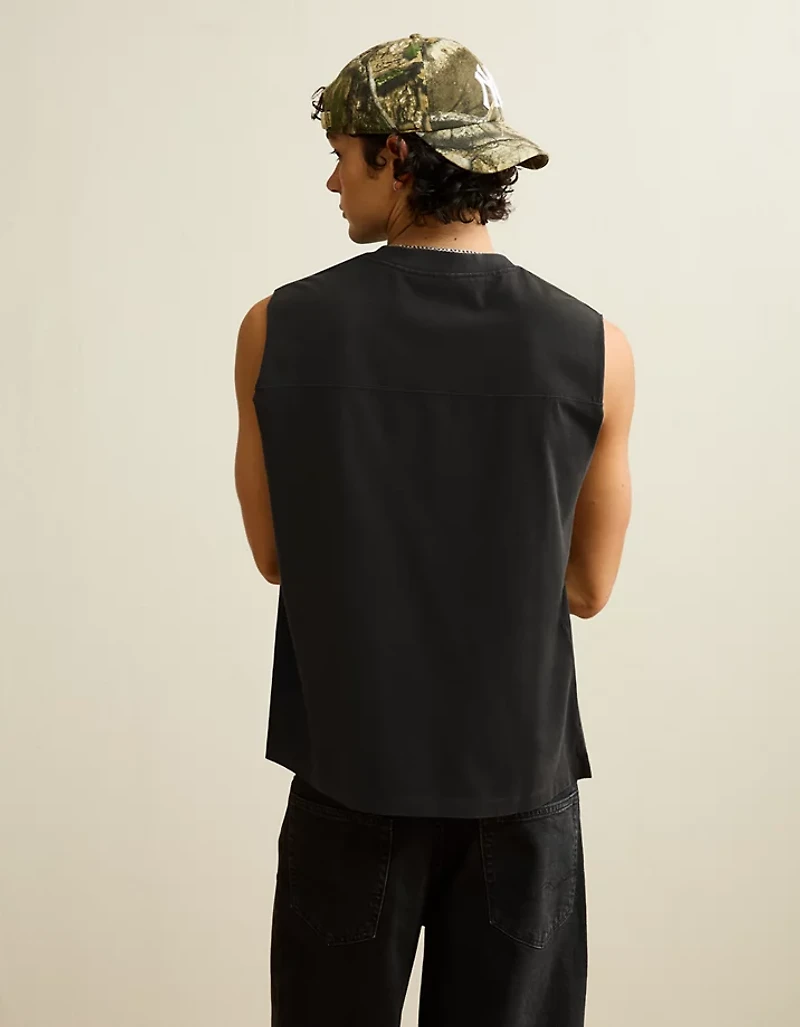 AE Boxy Fit Sueded Jersey Tank