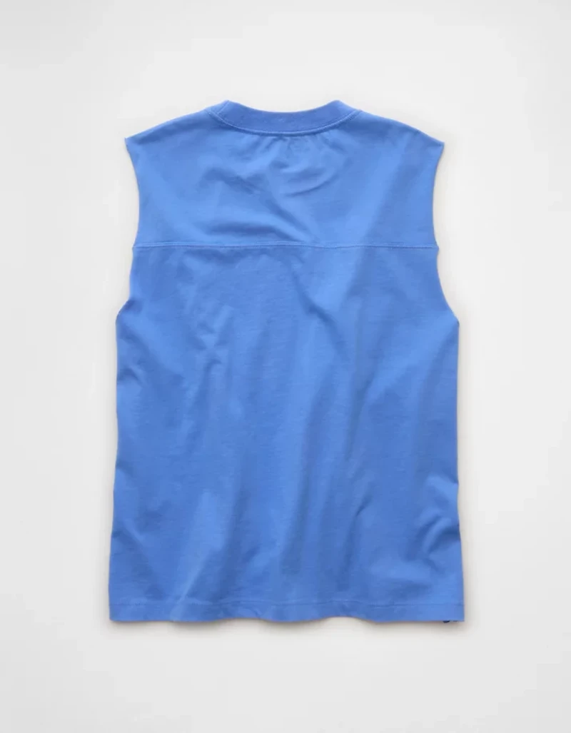 AE Boxy Fit Sueded Jersey Tank Top