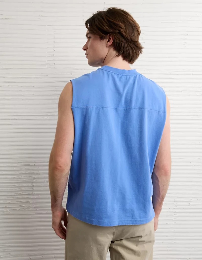 AE Boxy Fit Sueded Jersey Tank Top