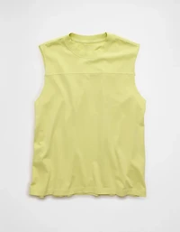 AE Boxy Fit Sueded Jersey Tank Top