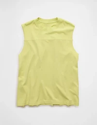 AE Boxy Fit Sueded Jersey Tank Top