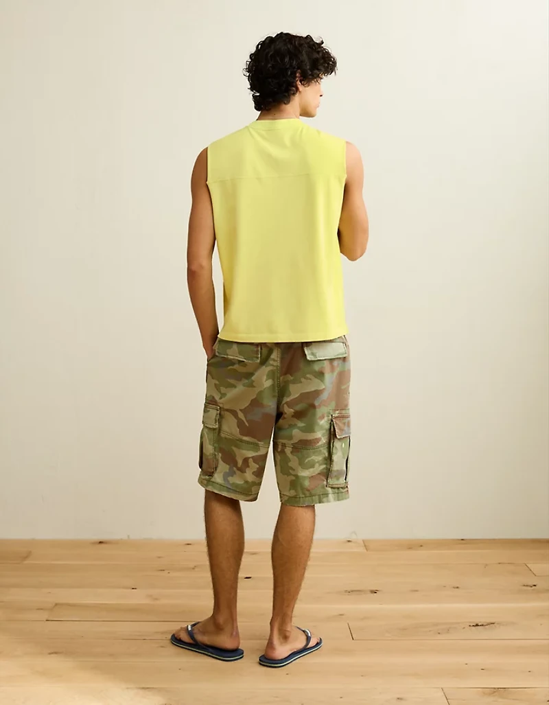 AE Boxy Fit Sueded Jersey Tank Top