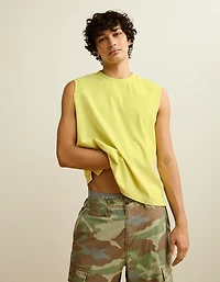 AE Boxy Fit Sueded Jersey Tank Top