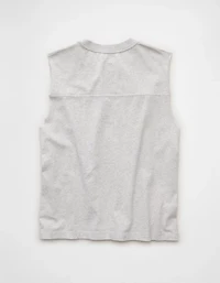 AE Boxy Fit Sueded Jersey Tank Top